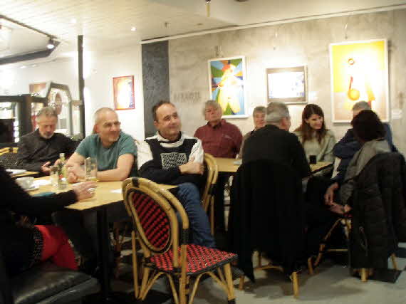 Vernissage Michael Henrich und Martin Neef.am SA 16.12.2023